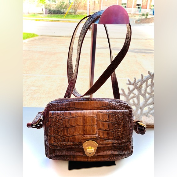 Brahmin Handbags - Brahmim Turnlock Crossbody and Dust Bag